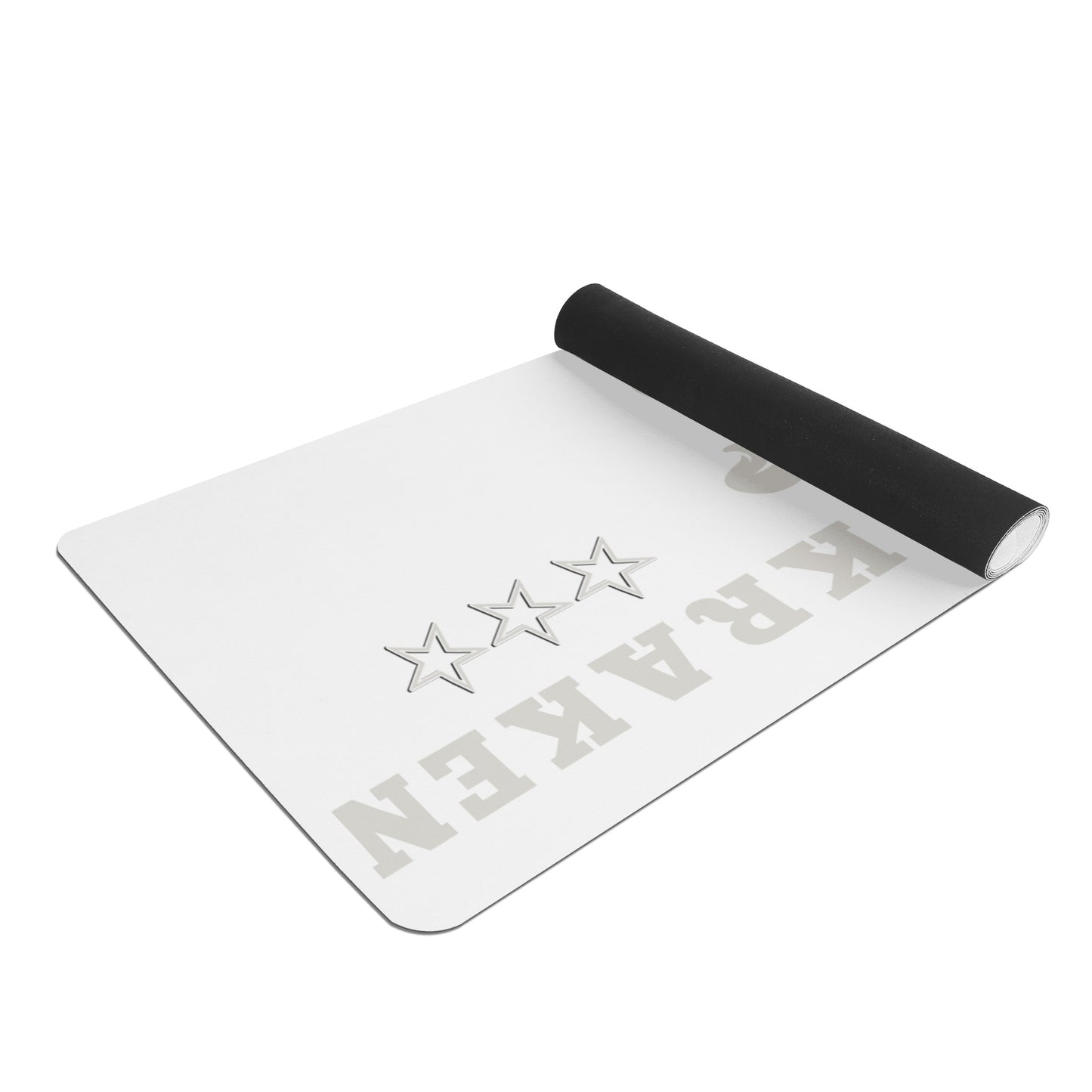 Star Kraken White 4mm Rubber Yoga Mat