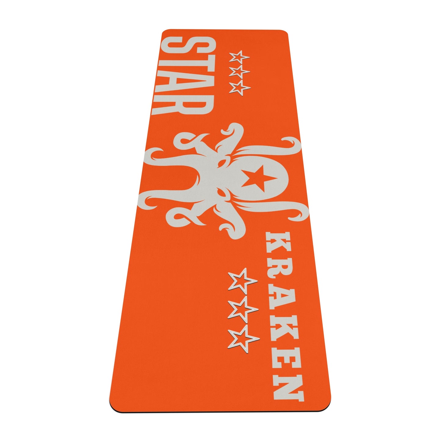 Star Kraken Dark Orange 4mm Rubber Yoga Mat