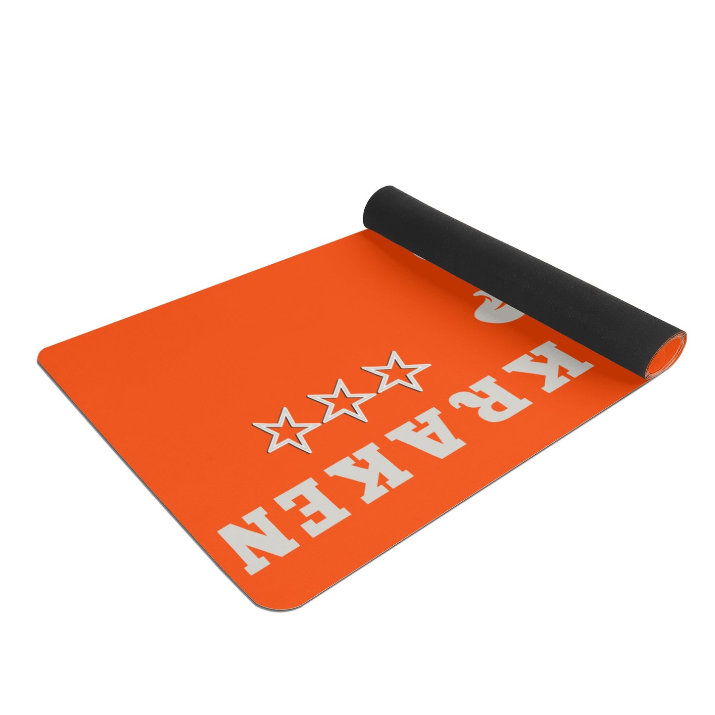 Star Kraken Dark Orange 4mm Rubber Yoga Mat