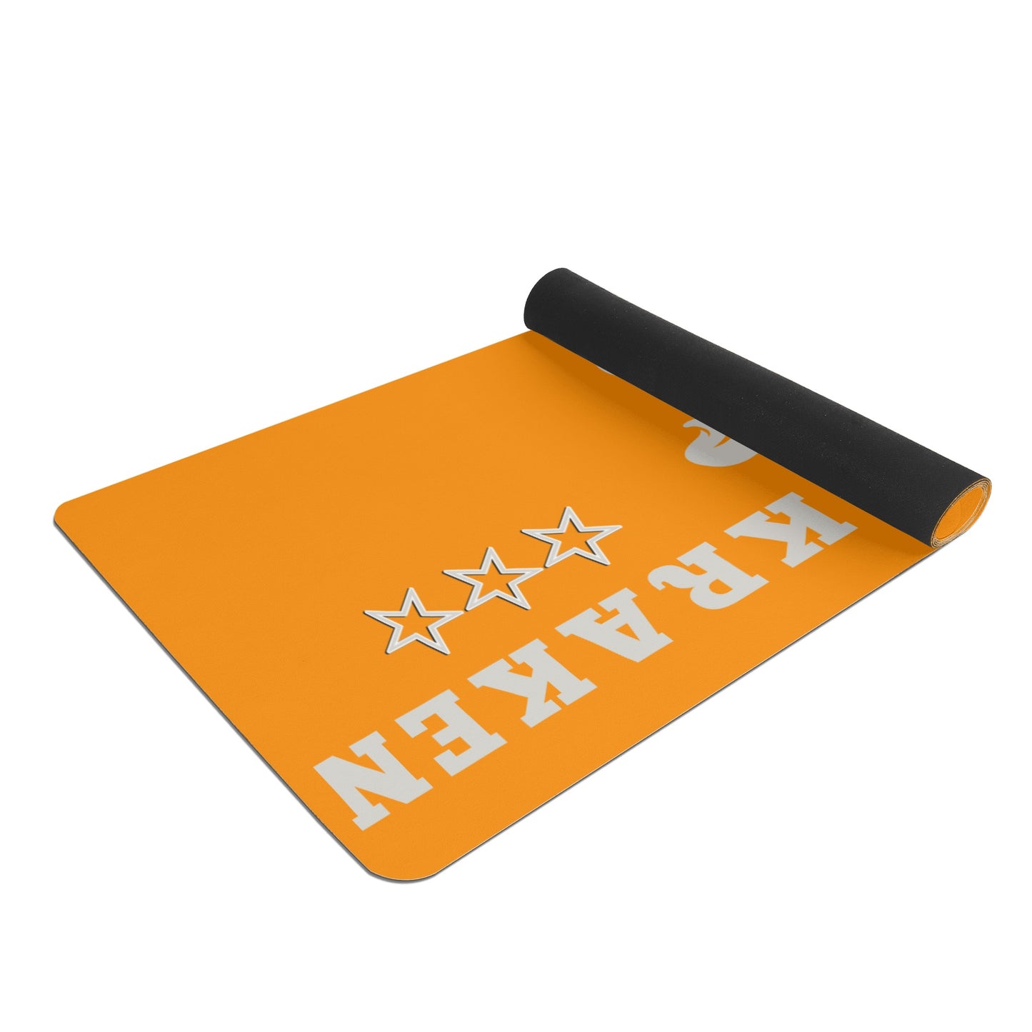 Star Kraken Orange 4mm Rubber Yoga Mat