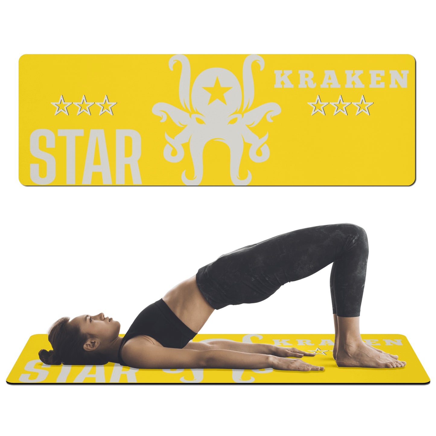 Star Kraken Gold 4mm Rubber Yoga Mat