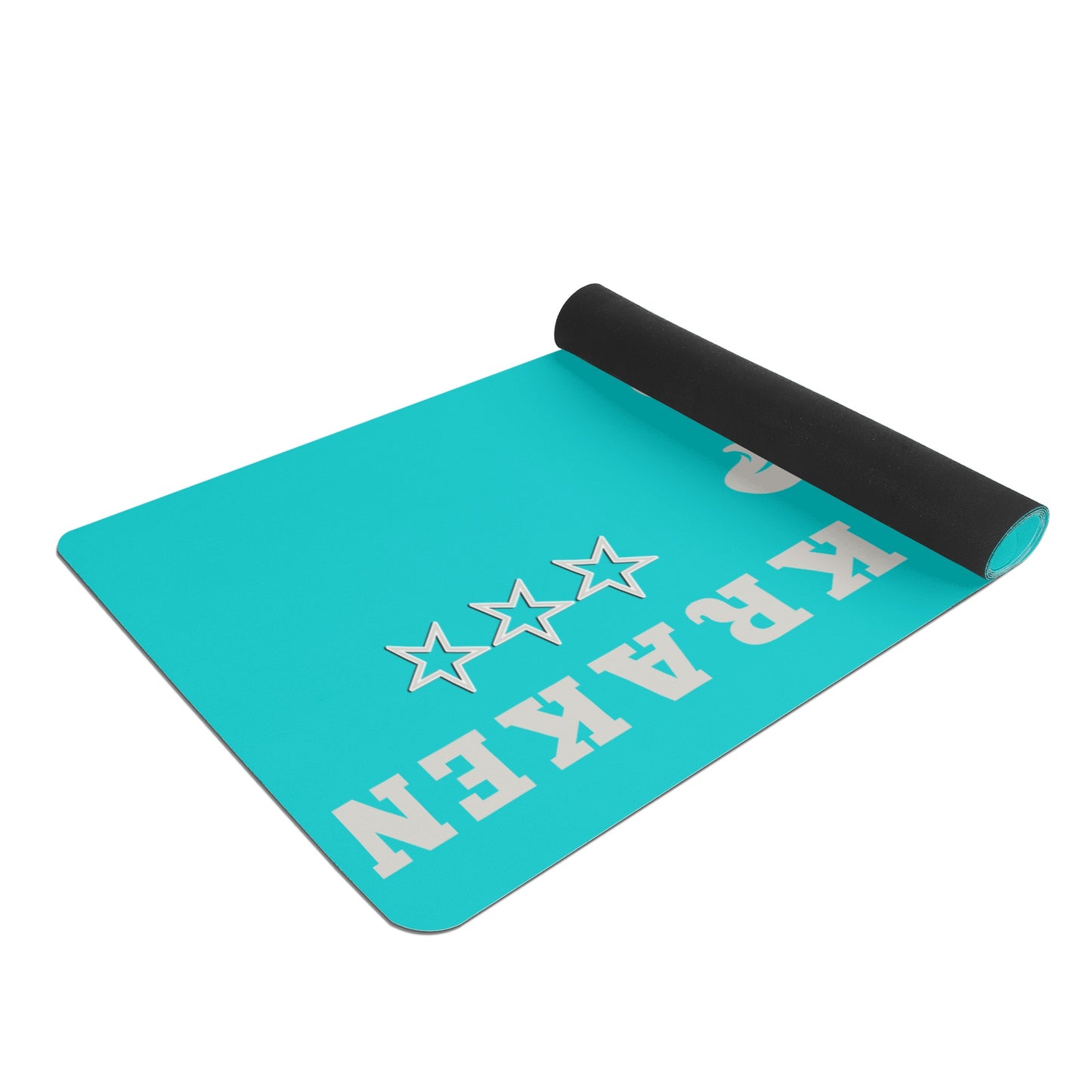 Star Kraken Turquoise 4mm Rubber Yoga Mat