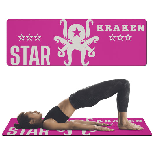 Star Kraken Purple 4mm Rubber Yoga Mat