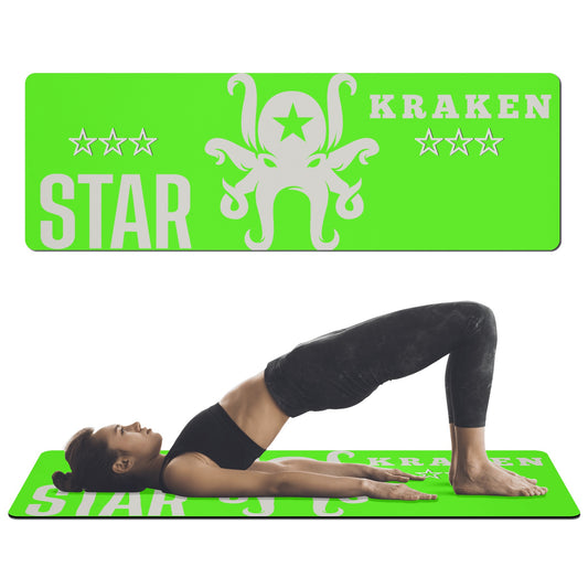 Star Kraken Goo Green 4mm Rubber Yoga Mat