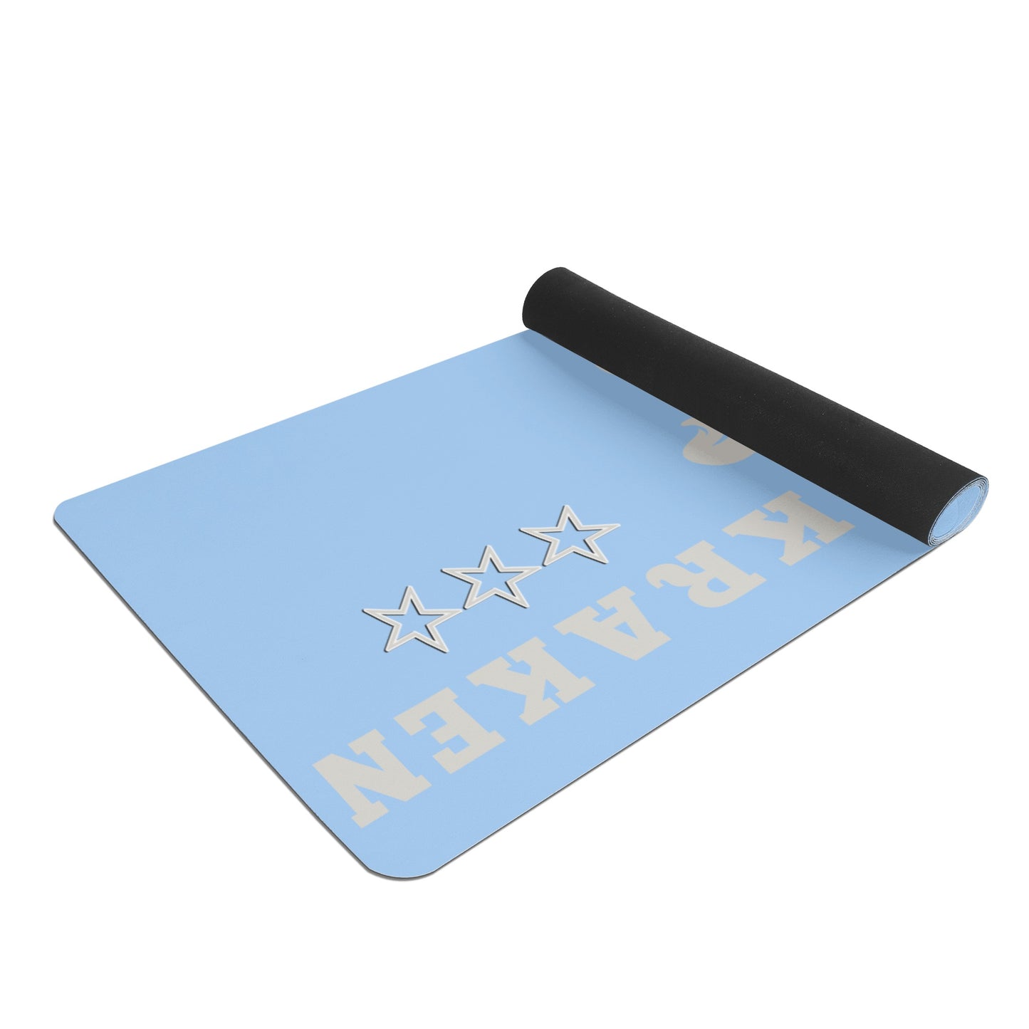 Star Kraken Sky Blue 4mm Rubber Yoga Mat