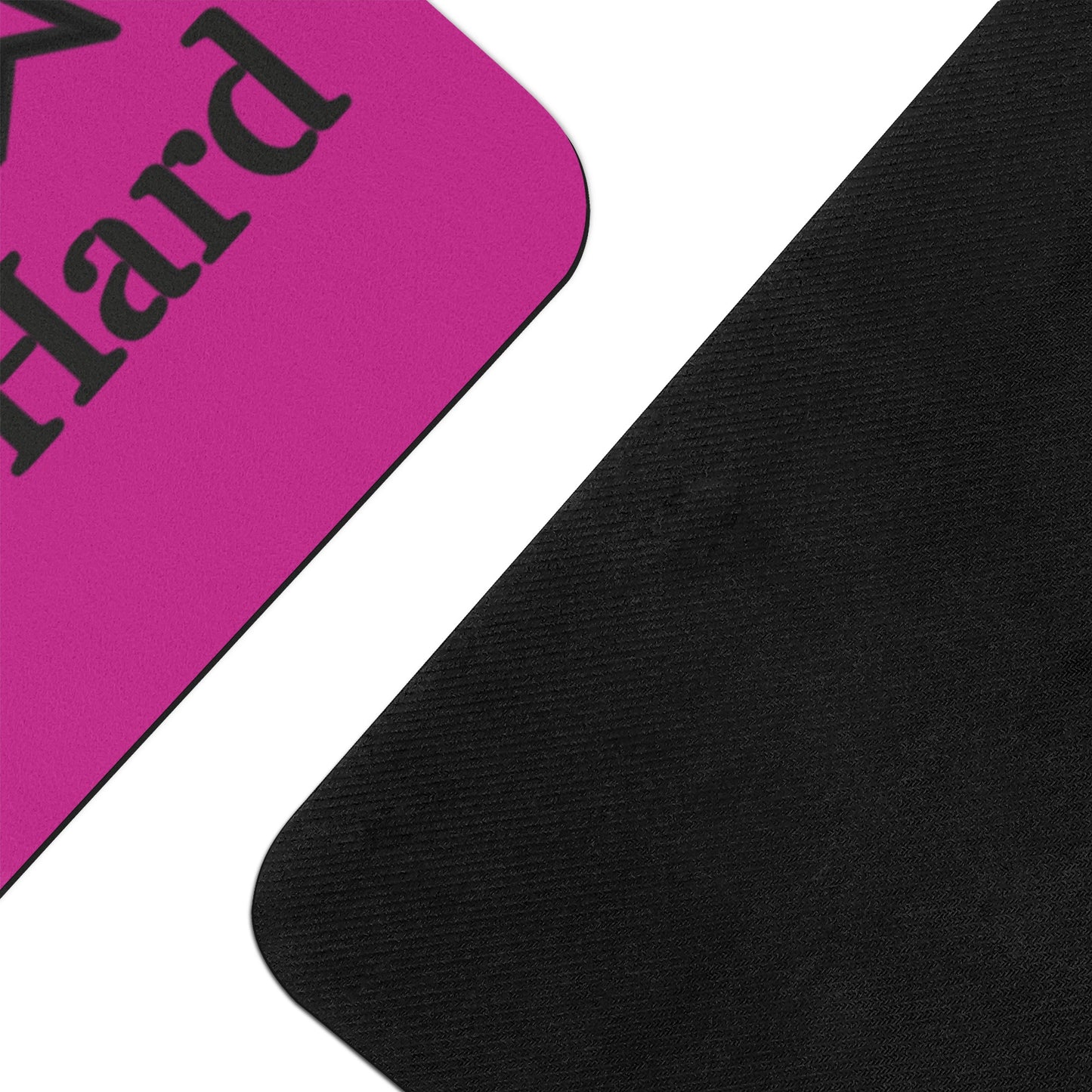 No Face, No Case Purple 4mm Rubber Yoga Mat