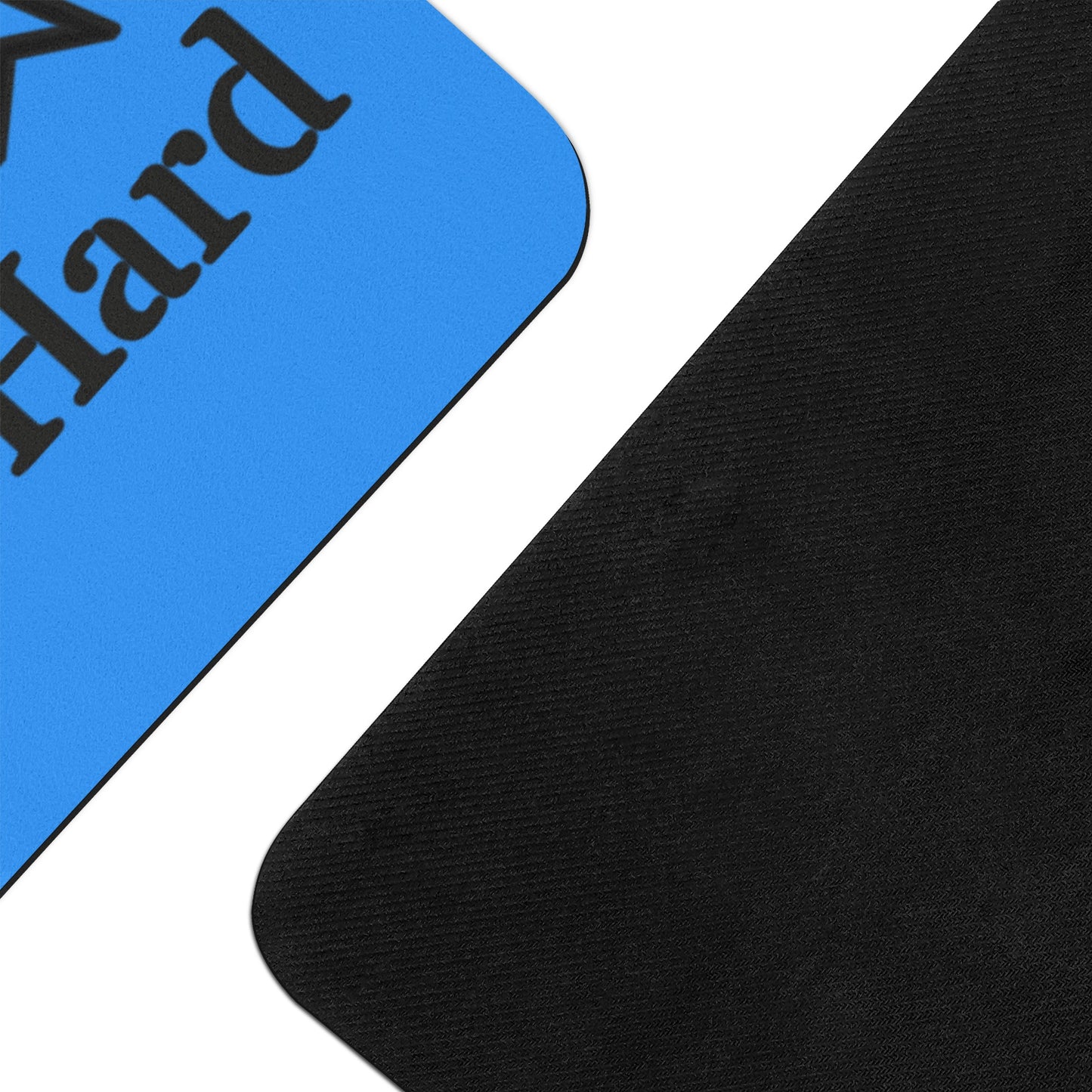 No Face, No Case Blue 4mm Rubber Yoga Mat