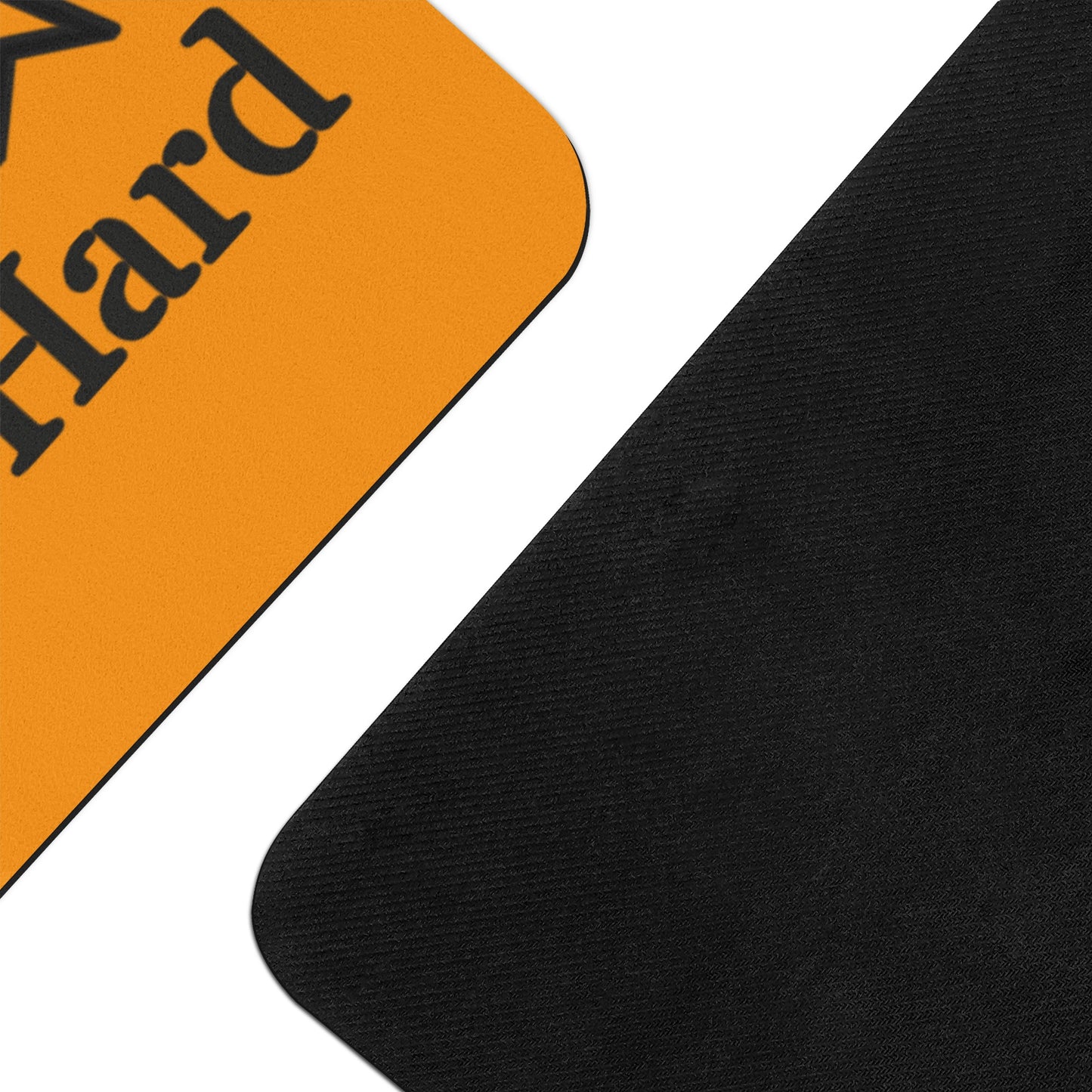 No Face, No Case Orange 4mm Rubber Yoga Mat