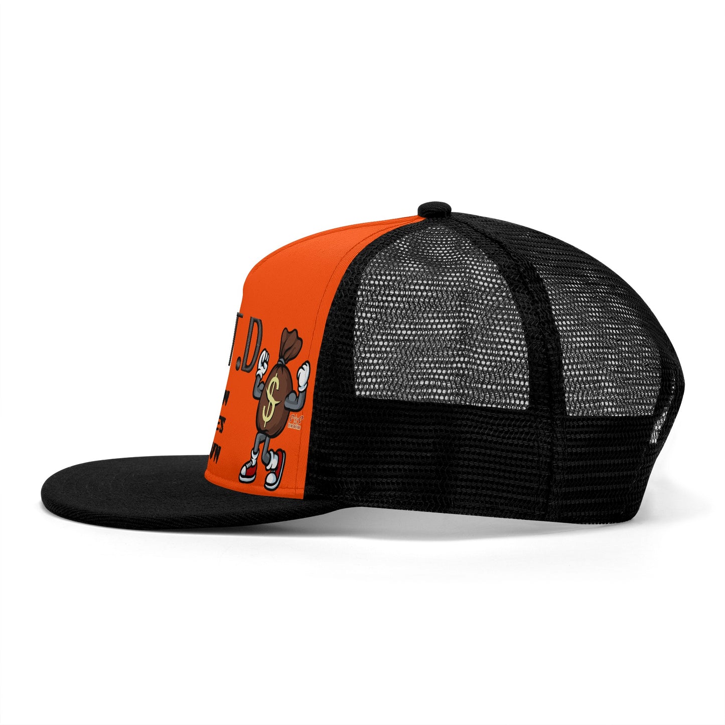 T.T.D (Ten Toes Down) DarkOrange/Black Star Snap Backs