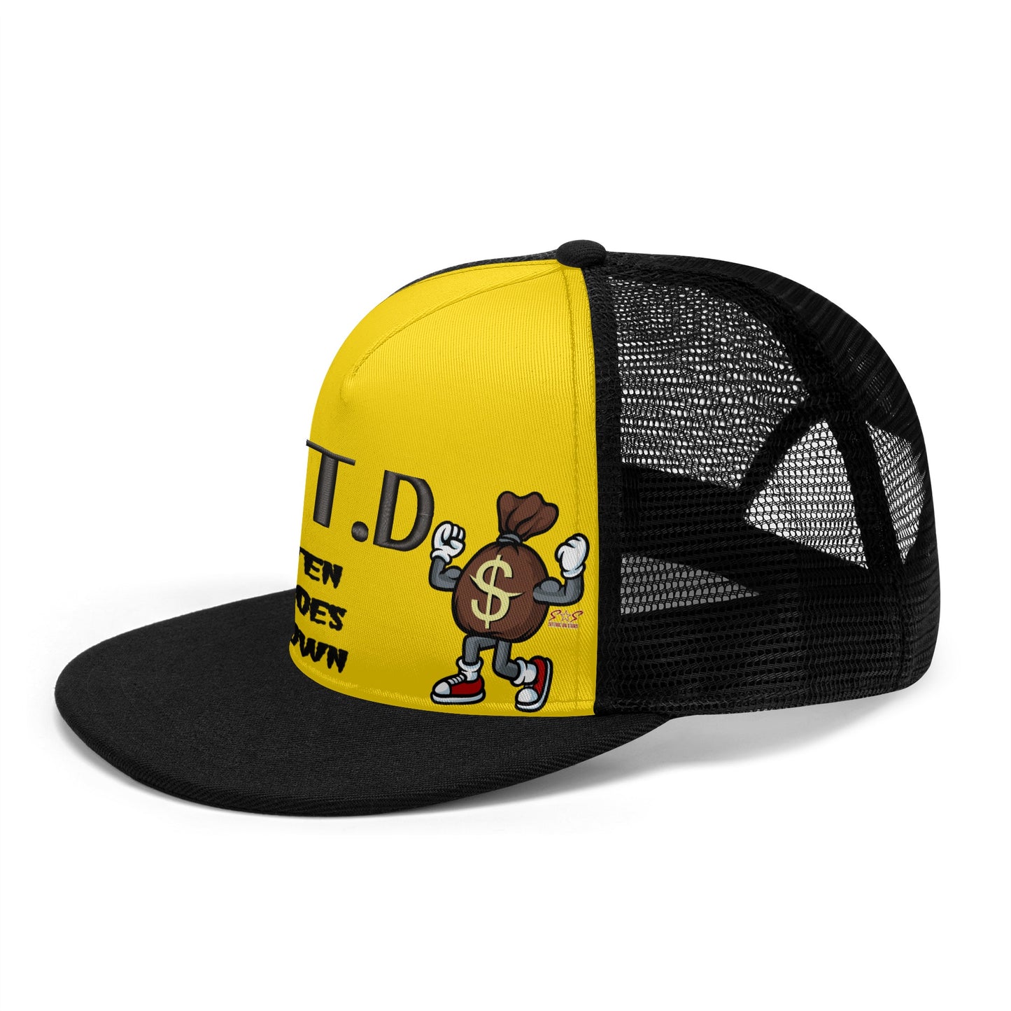 T.T.D (Ten Toes Down) Gold/Black Star Snap Backs