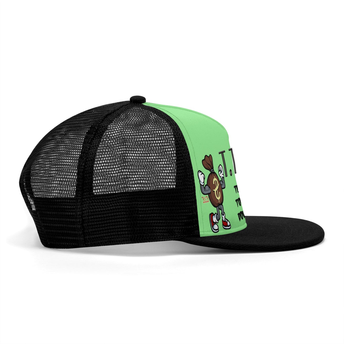 T.T.D (Ten Toes Down) MintGreen/Black Star Snap Backs