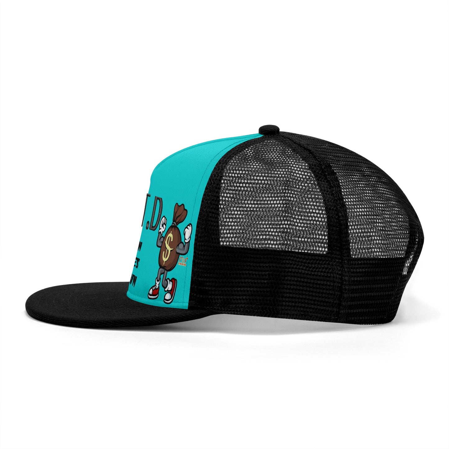 T.T.D (Ten Toes Down) Turquoise/Black Star Snap Backs