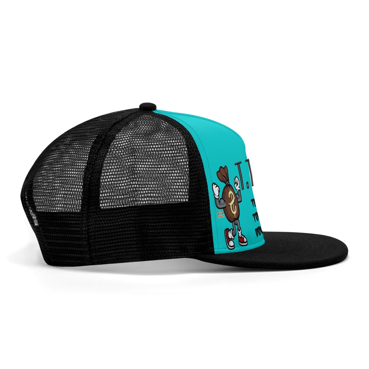 T.T.D (Ten Toes Down) Turquoise/Black Star Snap Backs