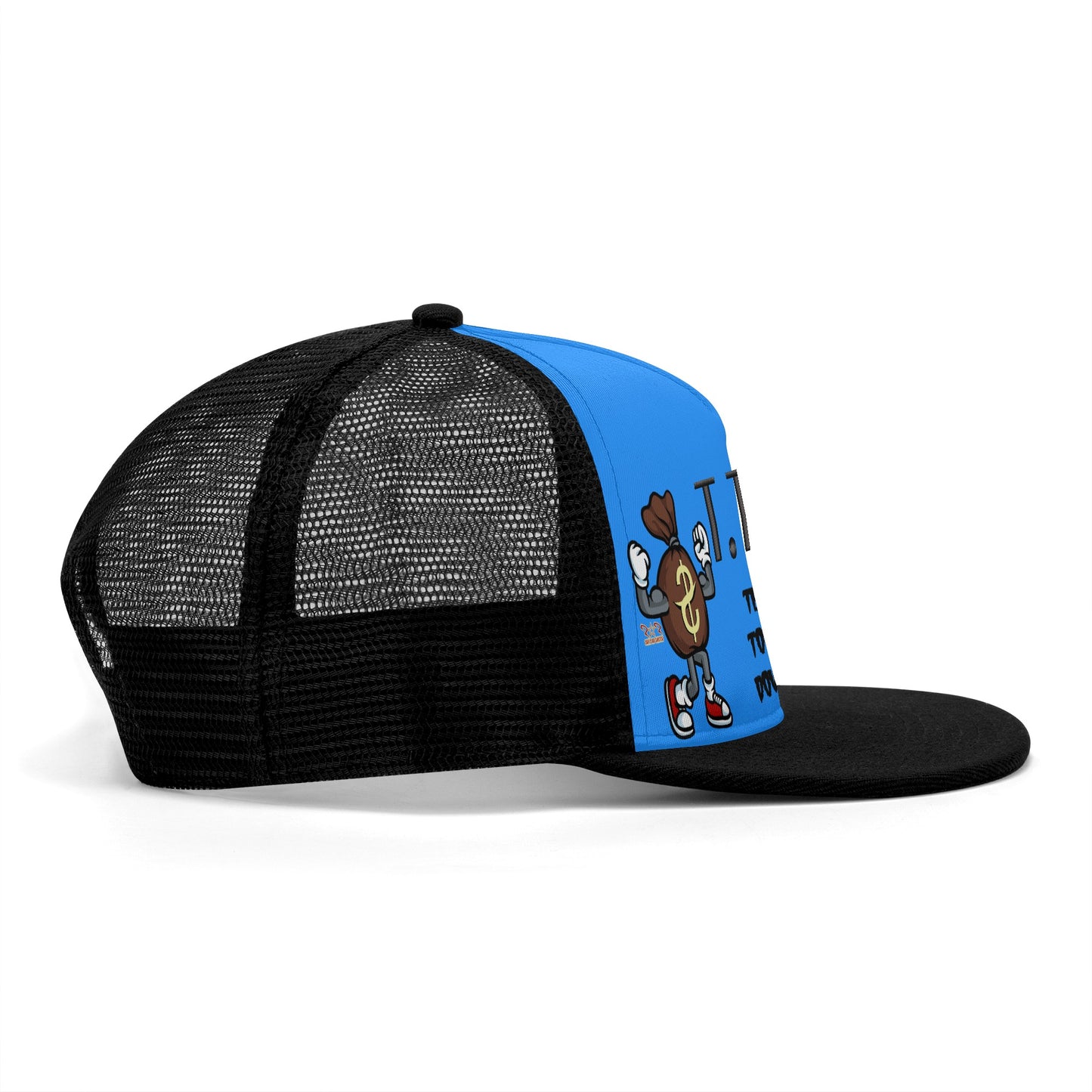 T.T.D (Ten Toes Down) Blue/Black Star Snap Backs