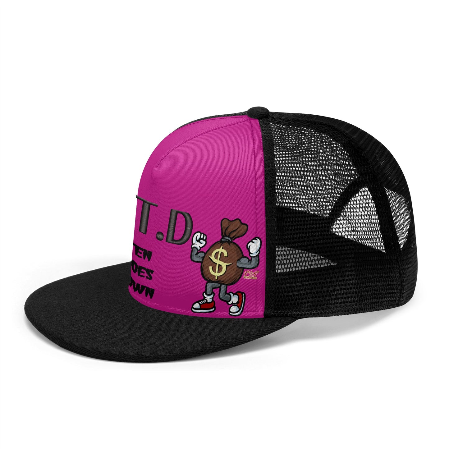 T.T.D (Ten Toes Down) Purple/Black Star Snap Backs