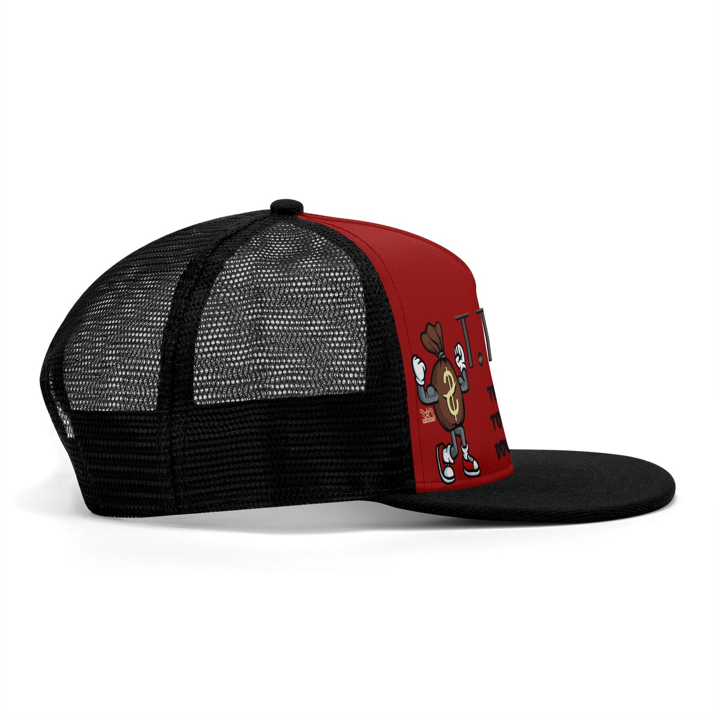 T.T.D (Ten Toes Down) Maroon/Black Star Snap Backs