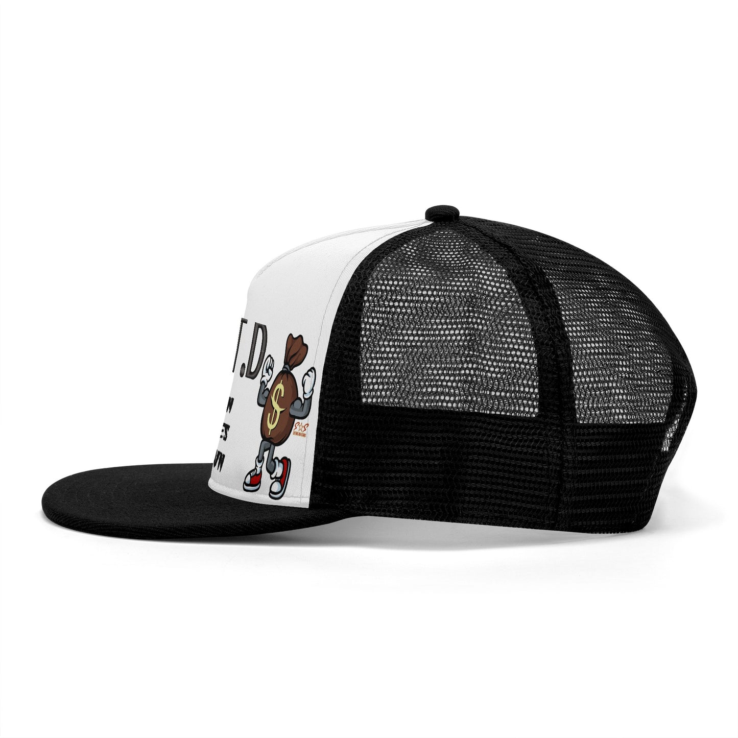 T.T.D (Ten Toes Down) White/Black Star Snap Backs