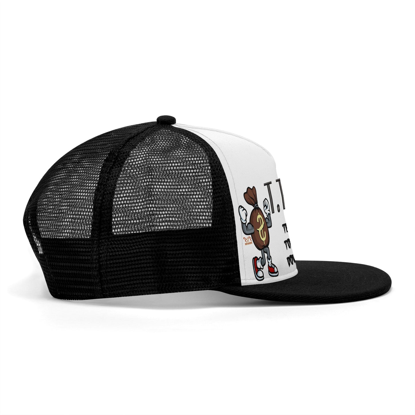 T.T.D (Ten Toes Down) White/Black Star Snap Backs