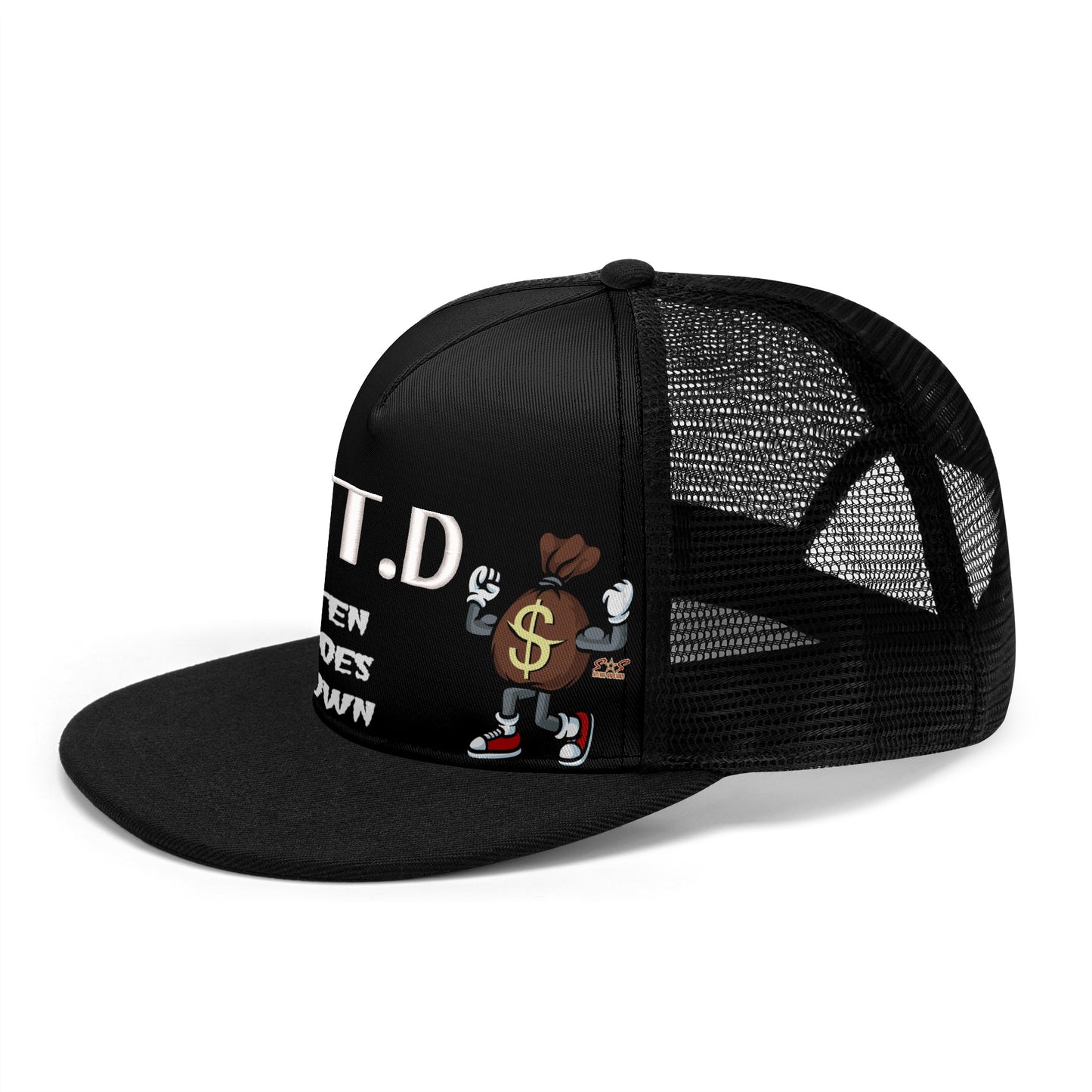 T.T.D (Ten Toes Down) Black/Black Star Snap Backs