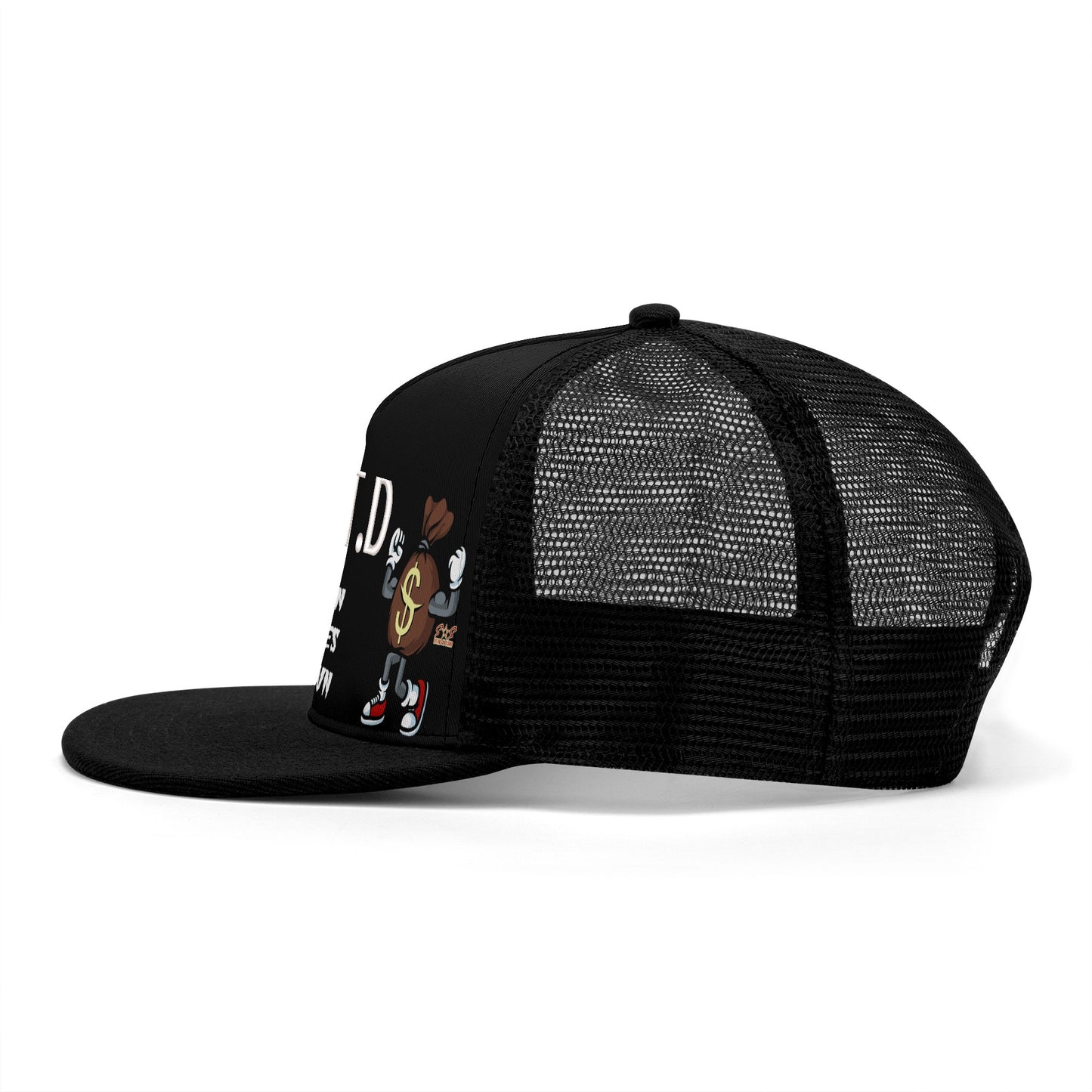 T.T.D (Ten Toes Down) Black/Black Star Snap Backs