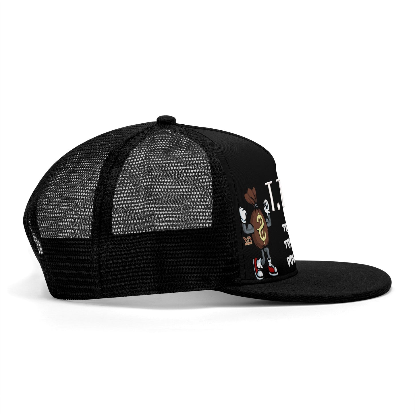 T.T.D (Ten Toes Down) Black/Black Star Snap Backs