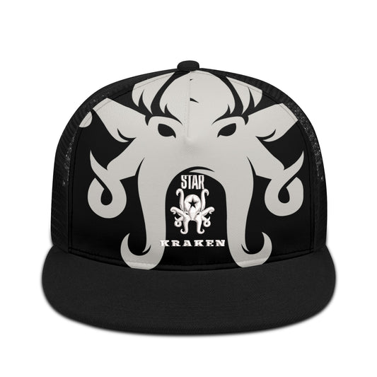 Star Kraken Black/Black Star Snap Backs