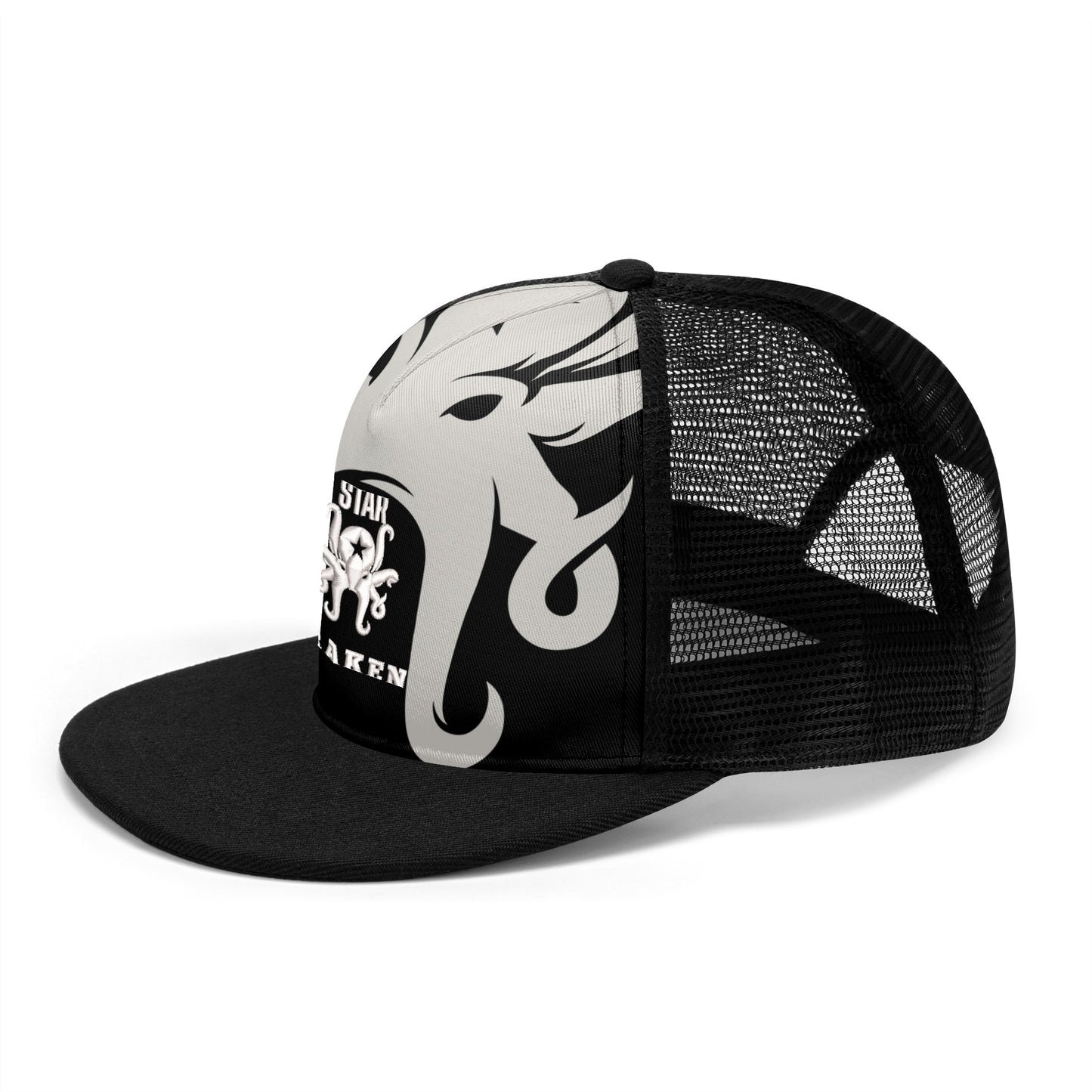 Star Kraken Black/Black Star Snap Backs