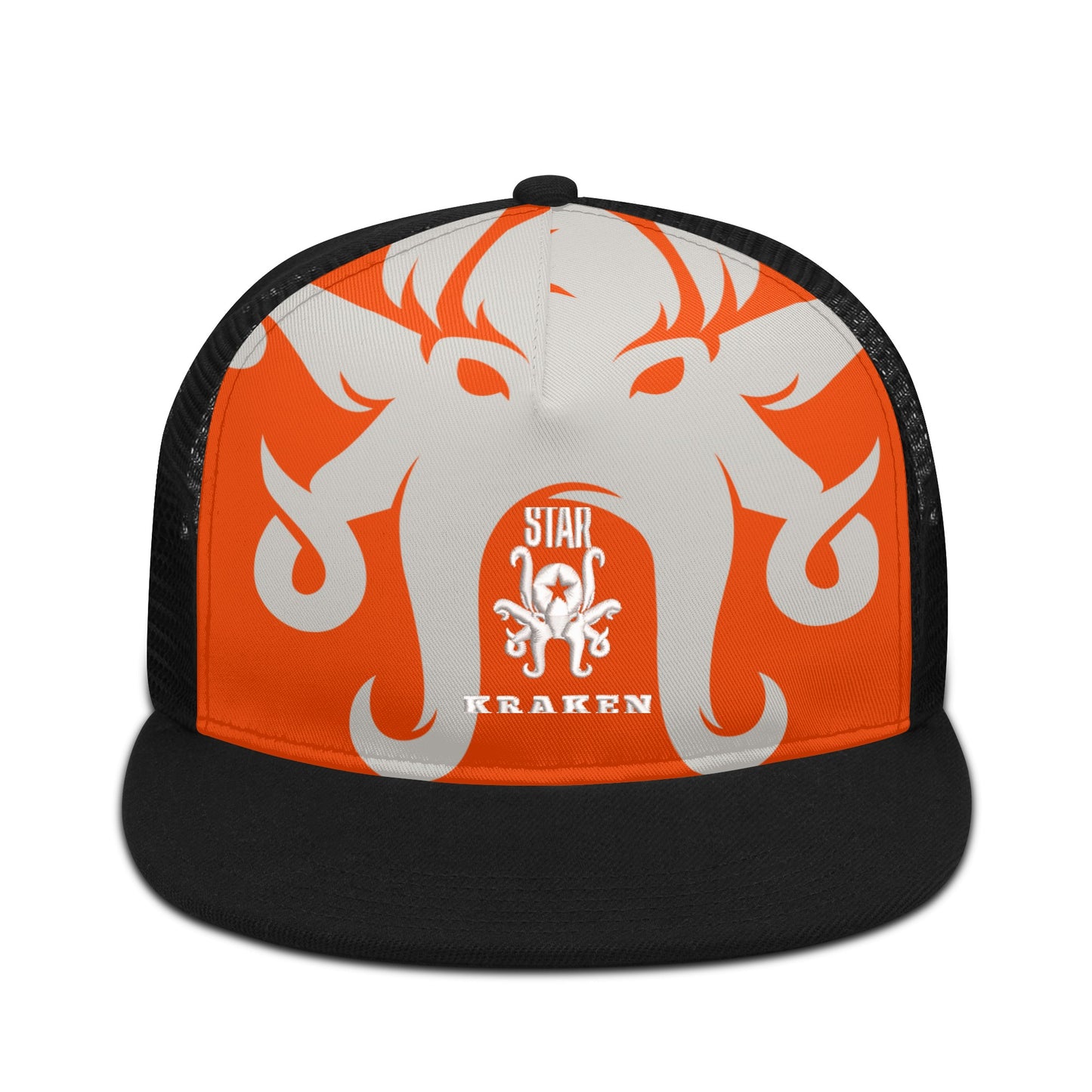 Star Kraken DarkOrange/Black Star Snap Backs