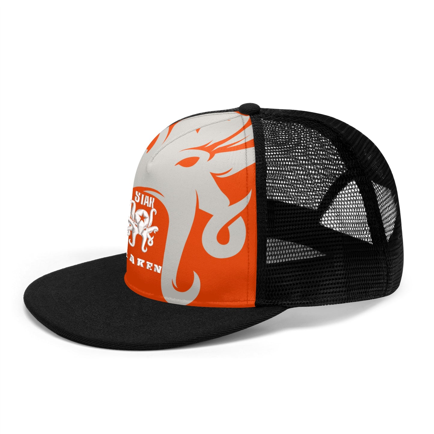 Star Kraken DarkOrange/Black Star Snap Backs