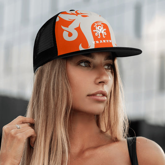 Star Kraken DarkOrange/Black Star Snap Backs