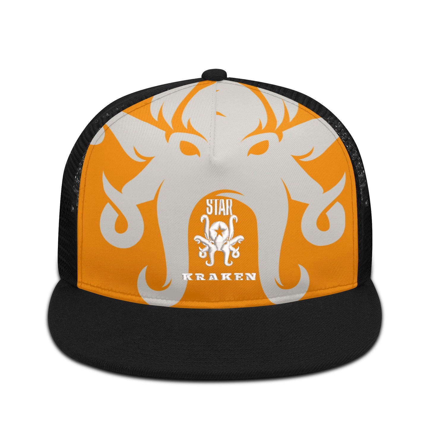 Star Kraken Orange/Black Star Snap Backs