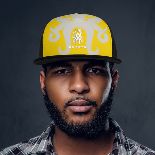 Star Kraken Gold/Black Star Snap Backs