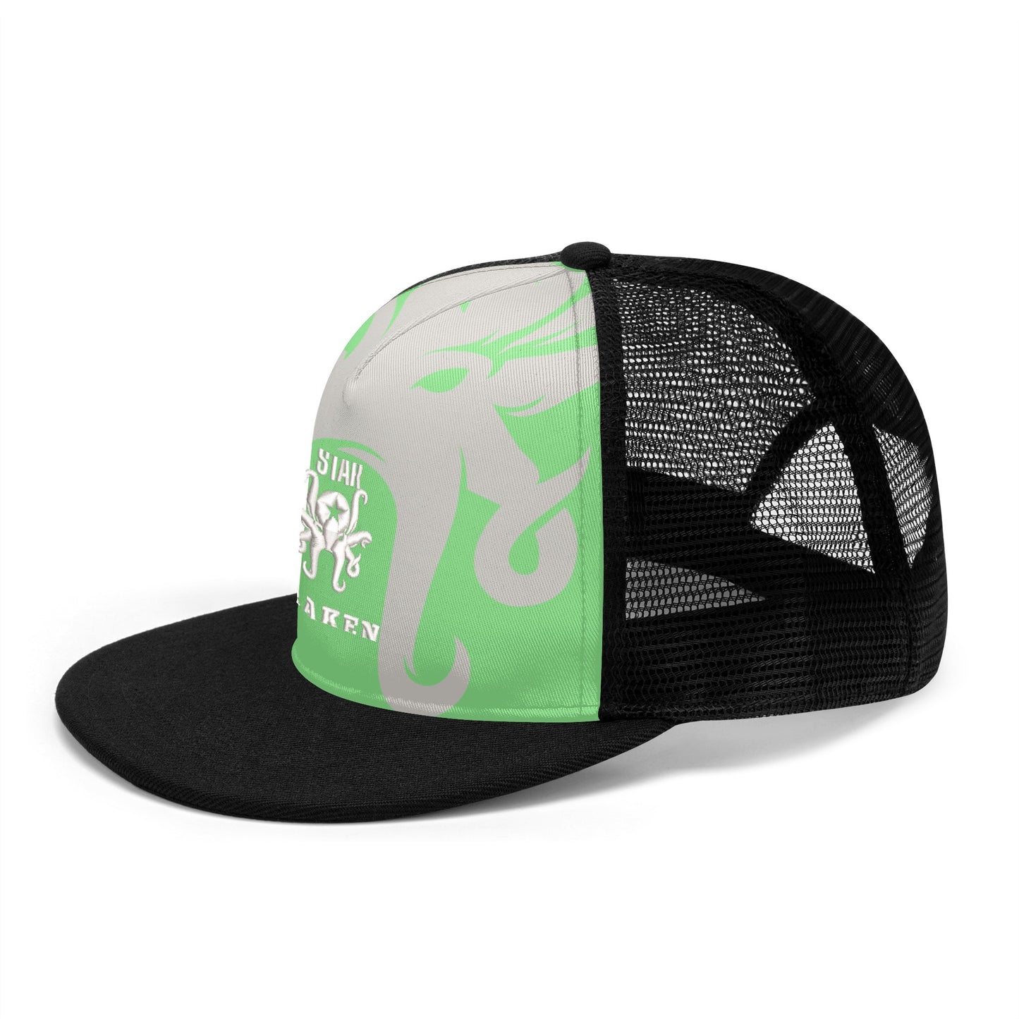 Star Kraken MintGreen/Black Star Snap Backs