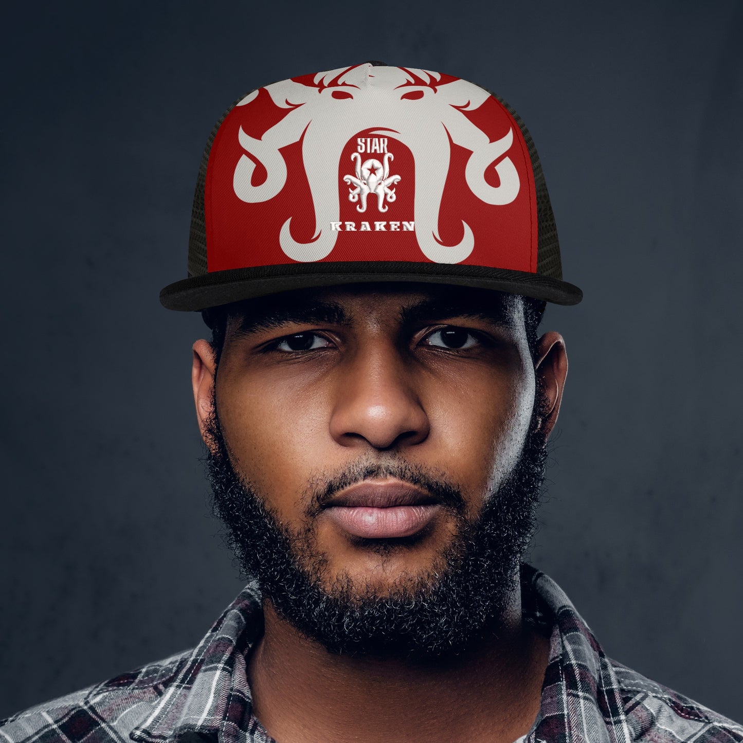 Star Kraken Maroon/Black Star Snap Backs