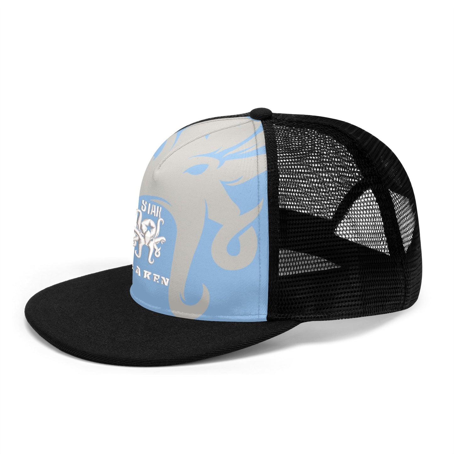 Star Kraken SkyBlue/Black Star Snap Backs