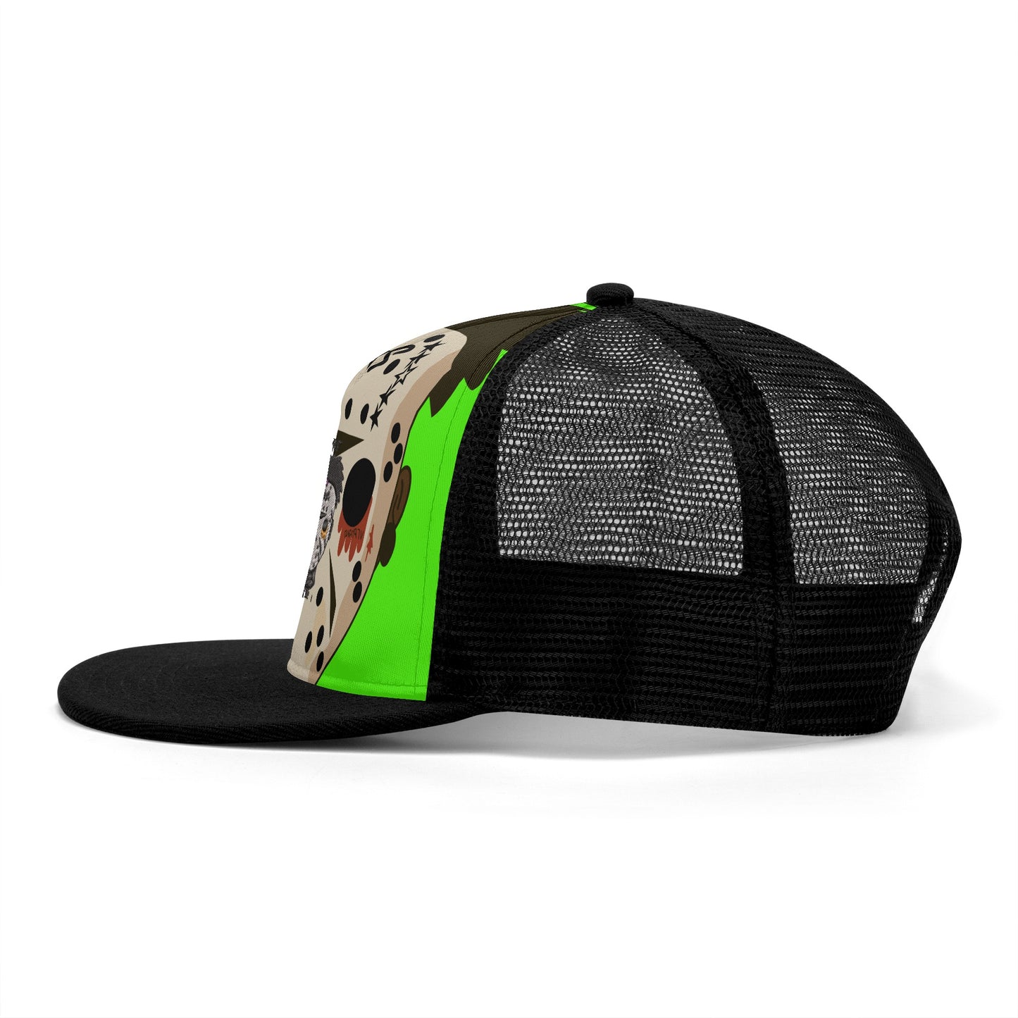 No Face, No Case GooGreen/Black Star Snap Backs