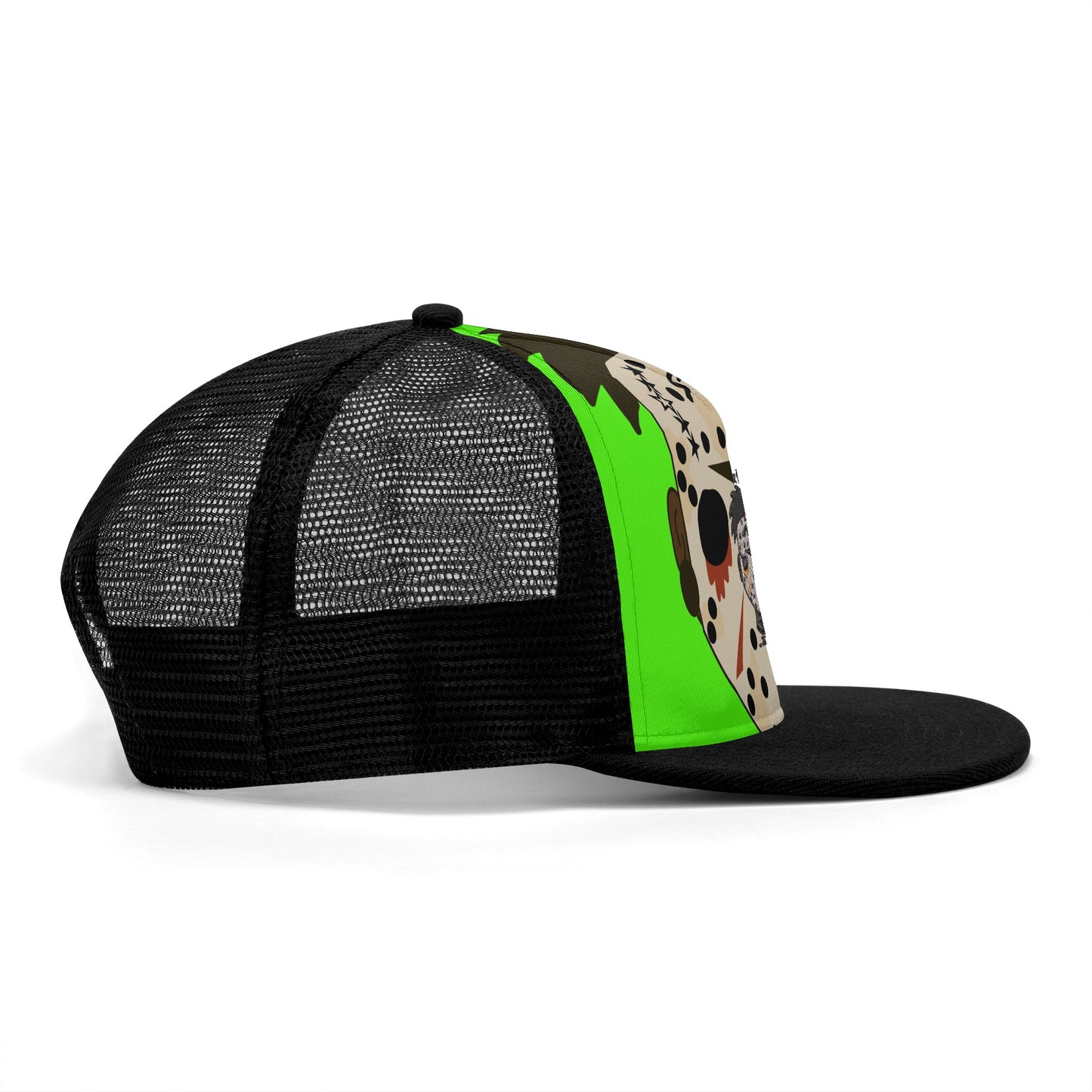 No Face, No Case GooGreen/Black Star Snap Backs