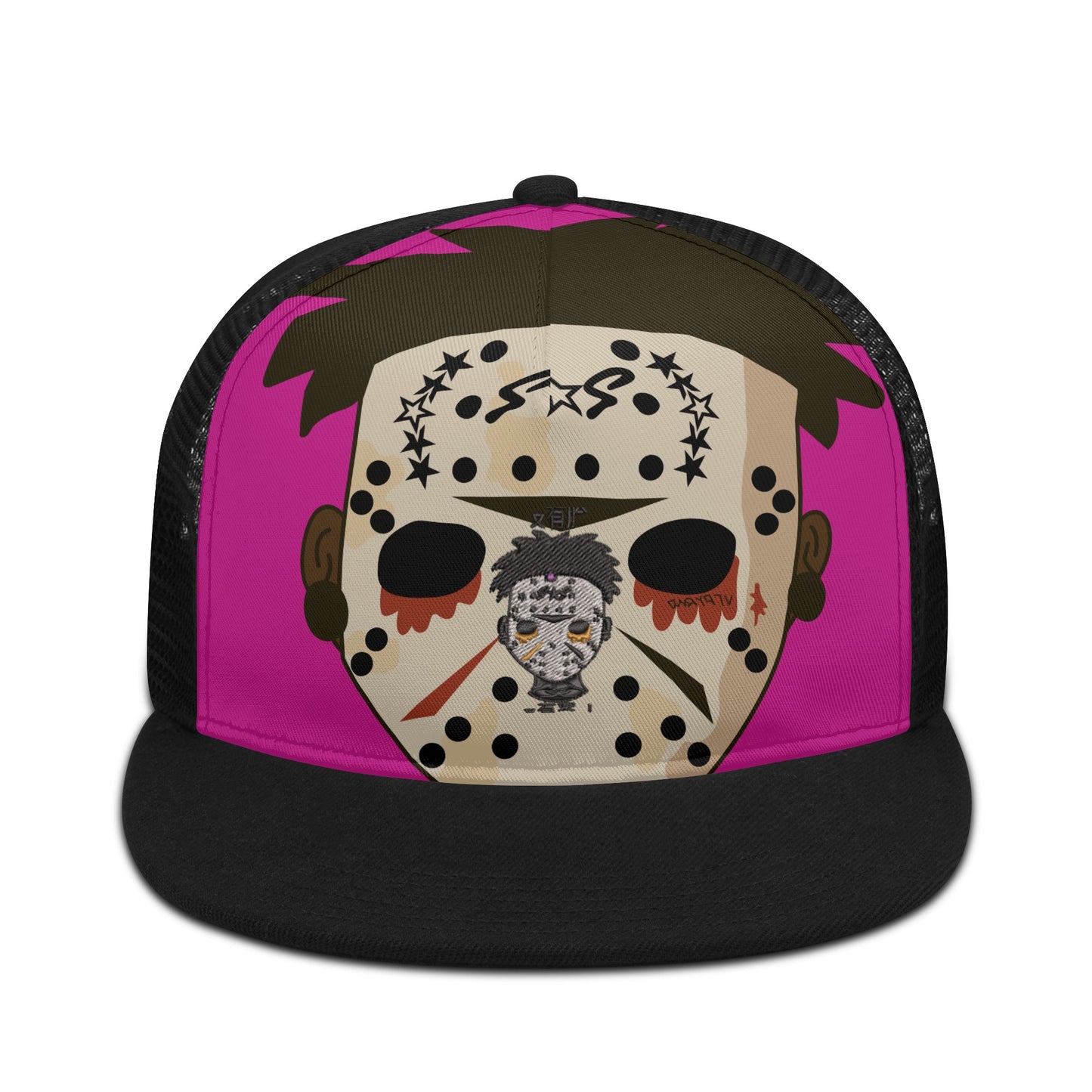 No Face, No Case Purple/Black Star Snap Backs