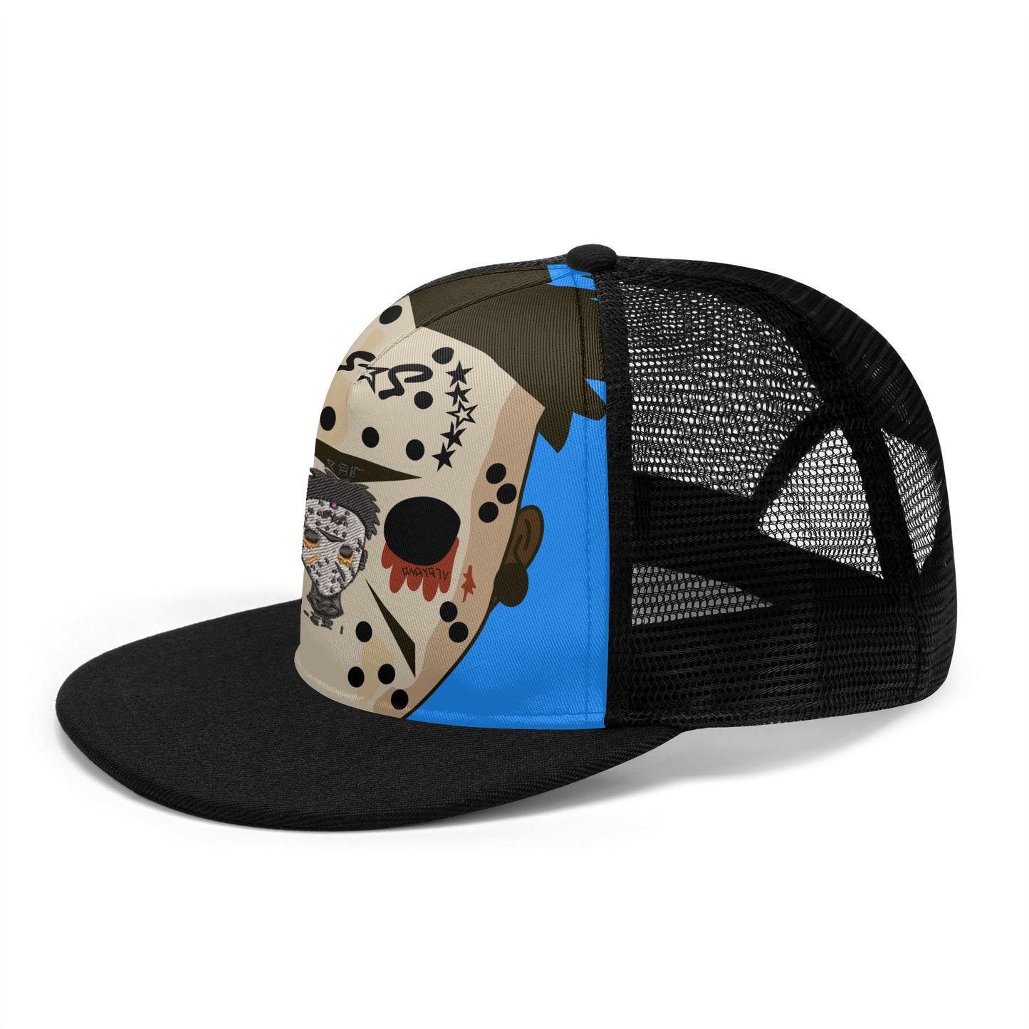 No Face, No Case Blue/Black Star Snap Backs