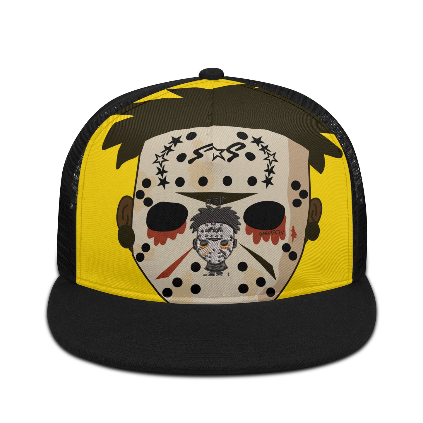 No Face, No Case Gold/Black Star Snap Backs