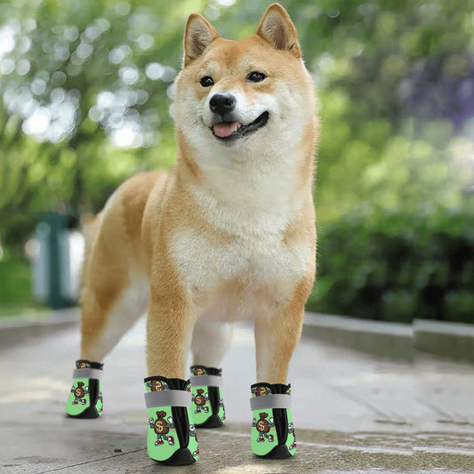 T.T.D (Ten Toes Down) Mint Green Non Slip Dog Socks