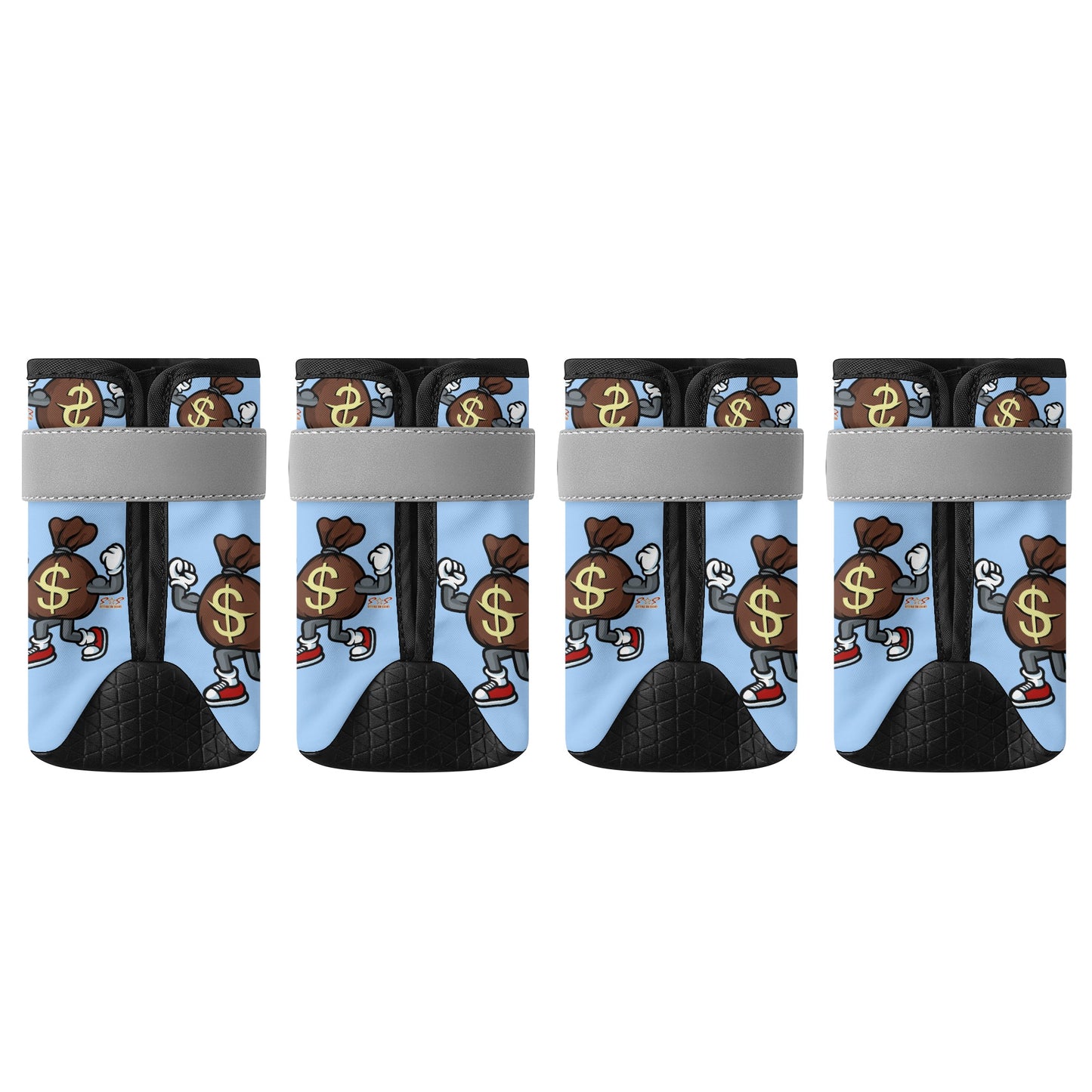 T.T.D (Ten Toes Down) Sky Blue Non Slip Dog Socks