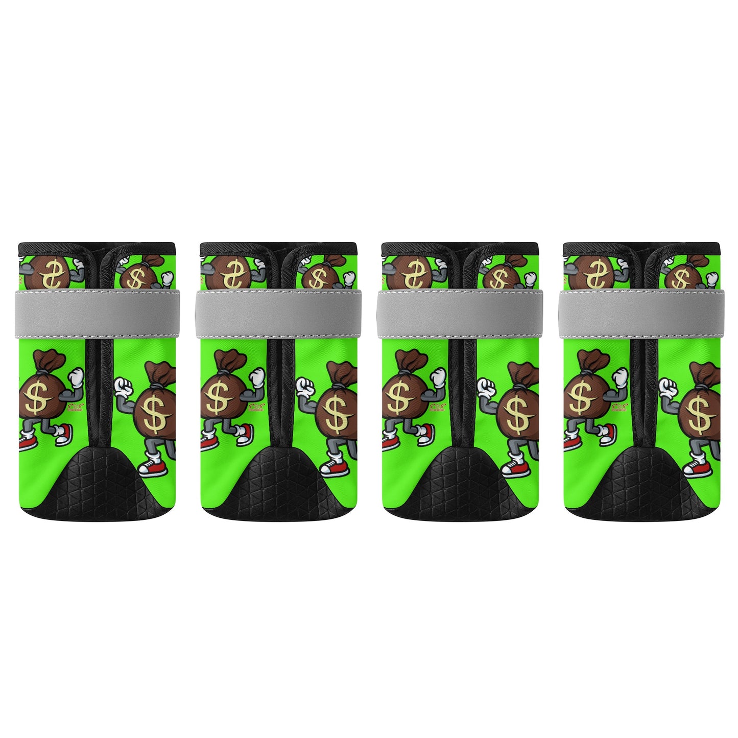 T.T.D (Ten Toes Down) Goo Green Non Slip Dog Socks