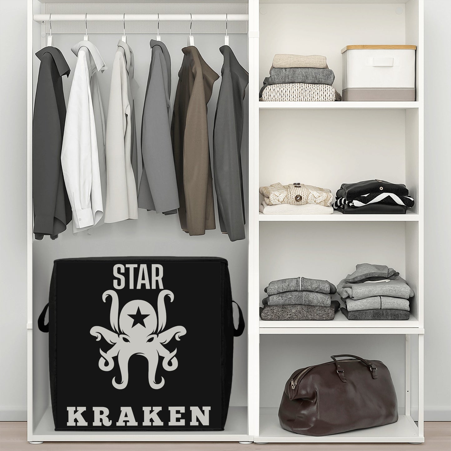 Star Kraken Black Bedding Storage Box Bag