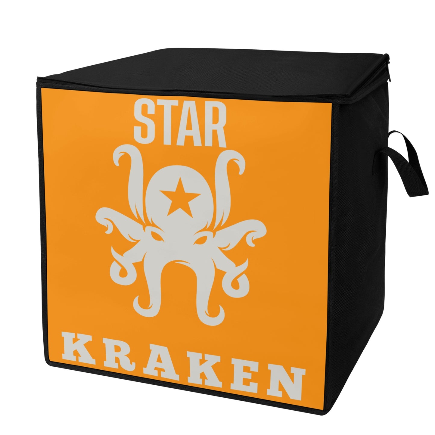 Star Kraken Orange Bedding Storage Box Bag