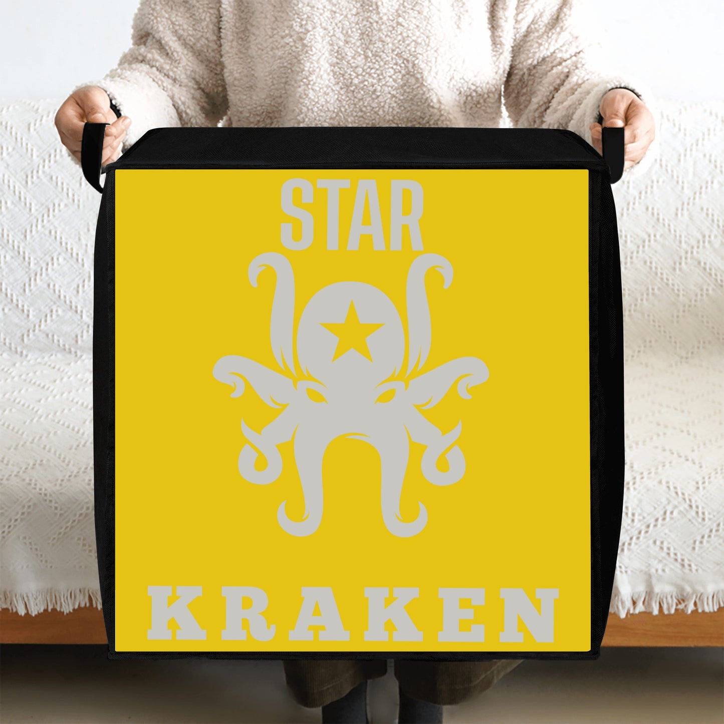 Star Kraken Gold Bedding Storage Box Bag