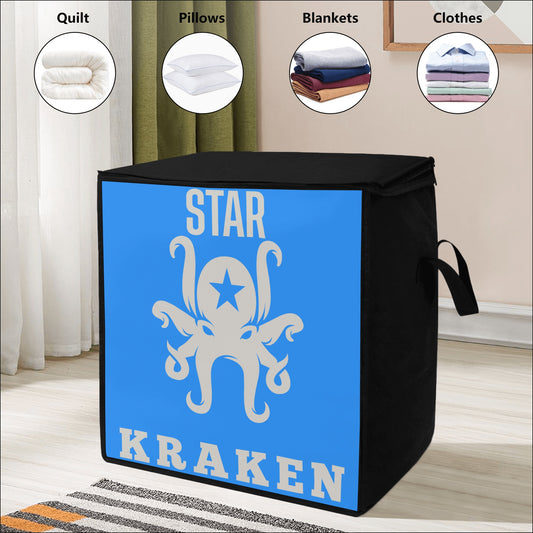 Star Kraken Blue Bedding Storage Box Bag