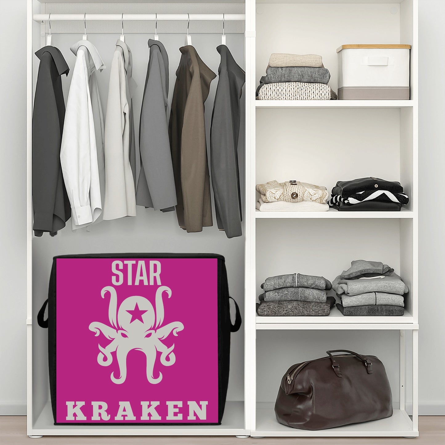 Star Kraken Purple Bedding Storage Box Bag