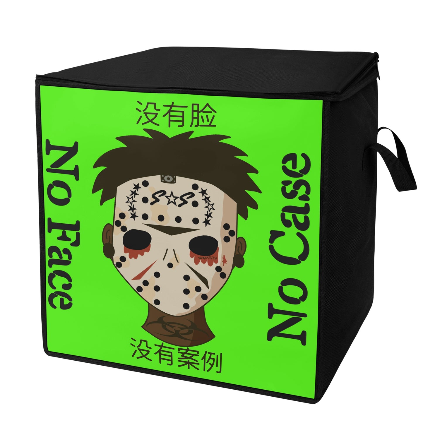 No Face, No Case Goo Green Bedding Storage Box Bag