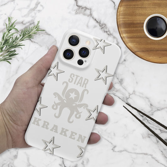 Star Kraken White IPhone 15 Pro Max Phone Case Protector